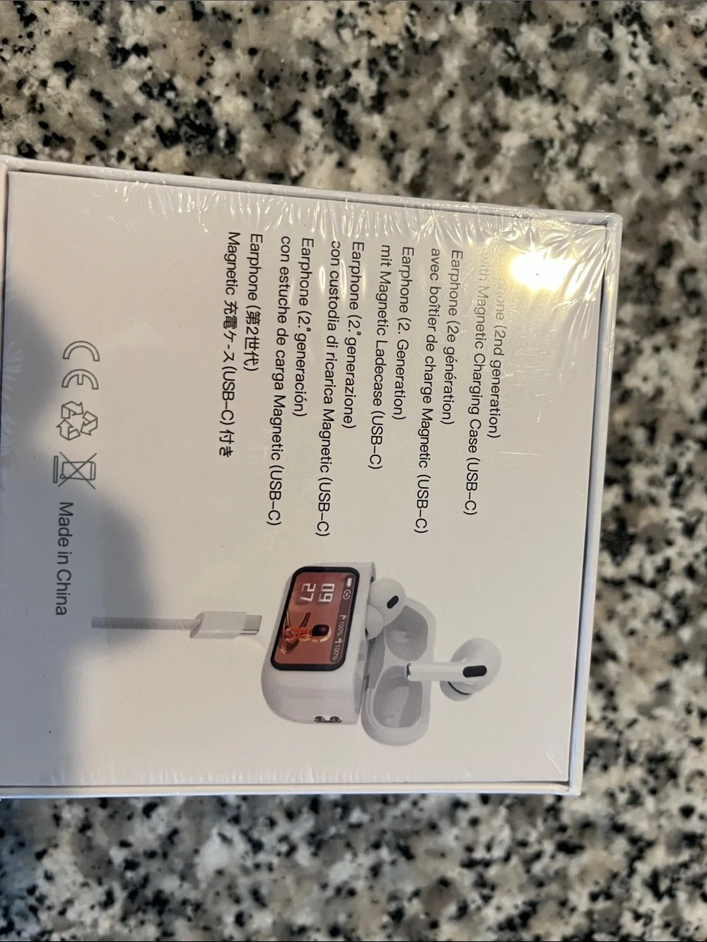 White True Wireless ANC/ENC Earbuds with Smart Charging Case